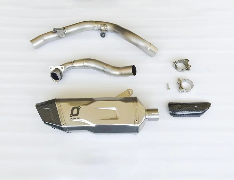 

FBVV High Performance After Market Titanium Stainless Steel Carbon Fibre Motorcycle Exhaust Muffler Pipe for X-ADV750 2021