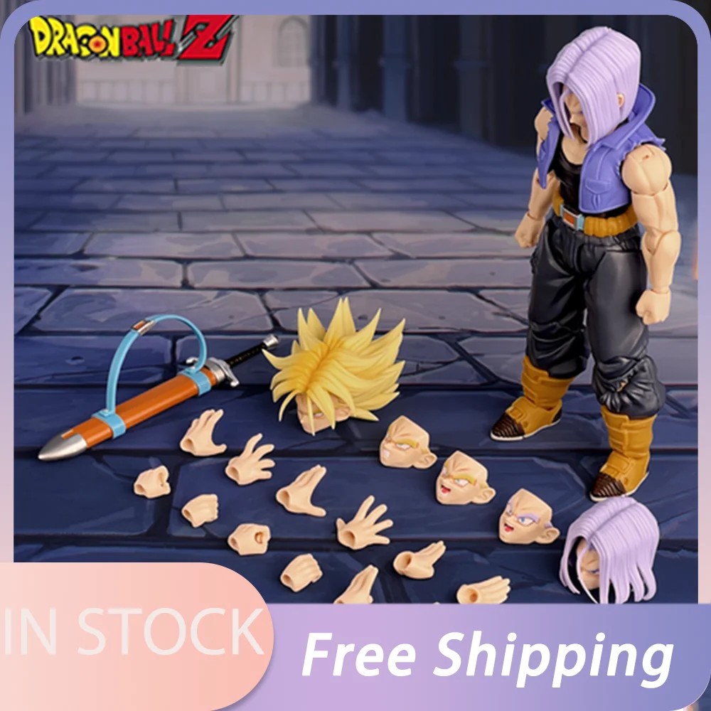 متوفر في المخزون شيطاني صالح Shf جذوع الشكل لعبة دراغون بول Z سوبر سايان الصبي من المستقبل ابن الغد عمل نموذج لجسم