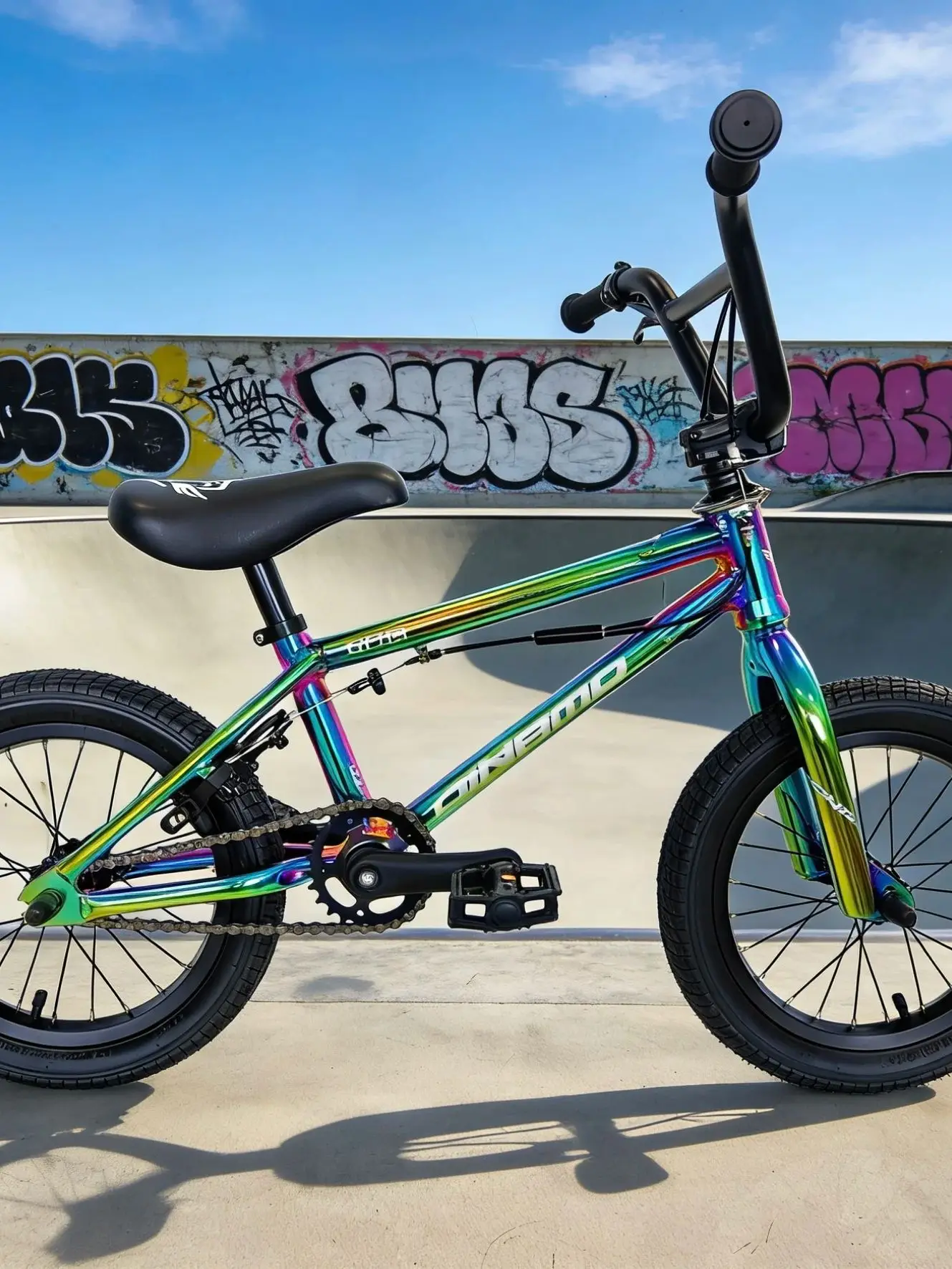 AliExpress NONE Dinamo DA14 DA16 14/16-inch BMX Bike, 6061 Aluminum Alloy Frame, 360-Degree Rotation, Non-Slip Tire, Entry-Level Stunt Bike
