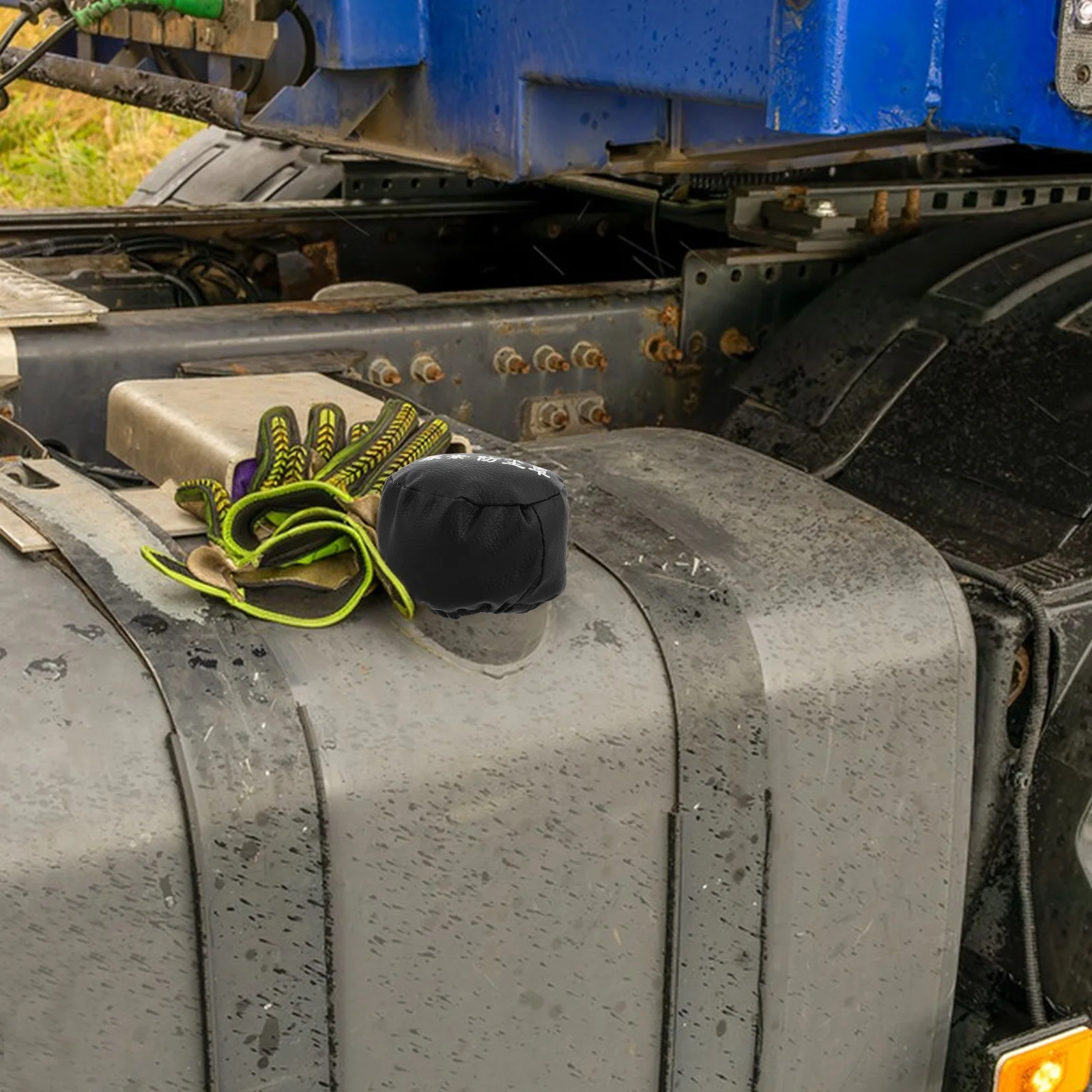 

Durable Waterproof Urea Tank Cover For Trucks Black Fake Protection Cap Debris Moisture Resistant Heavy Duty Outdoor Use