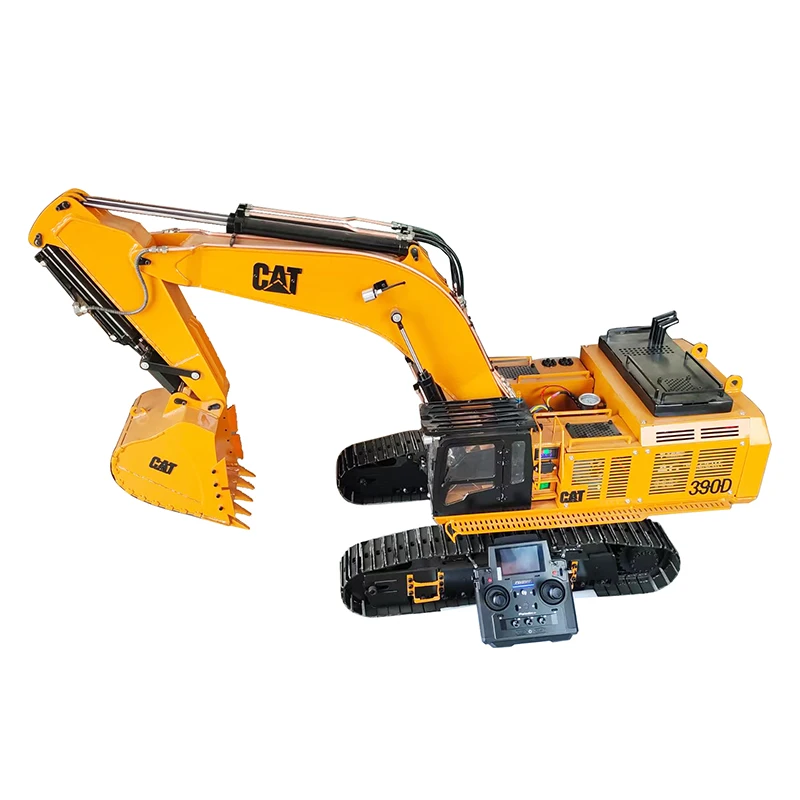 1/8 390D Metal Hydraulic Excavator Model Custom Mining Excavator Model Toy