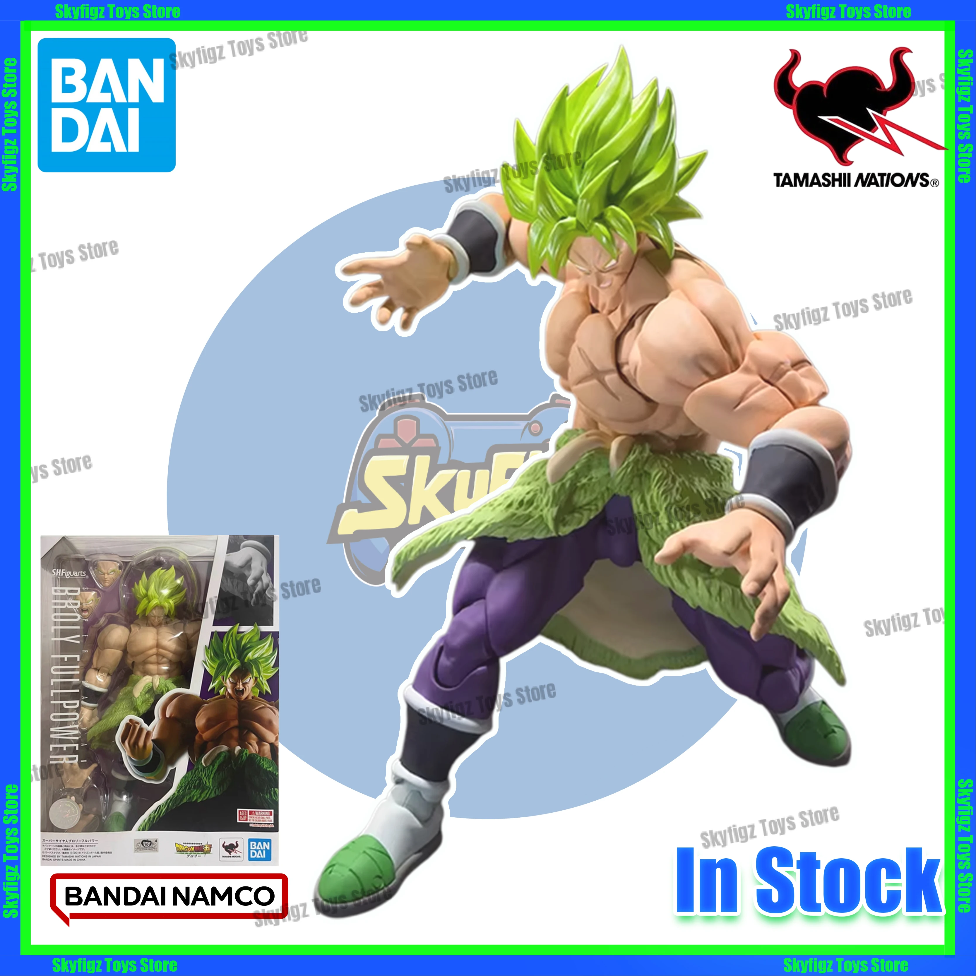 

Коллекционная фигурка Bandai SHF Dragon Ball Broly Super Saiyan Full Power (киноверсия), в наличии