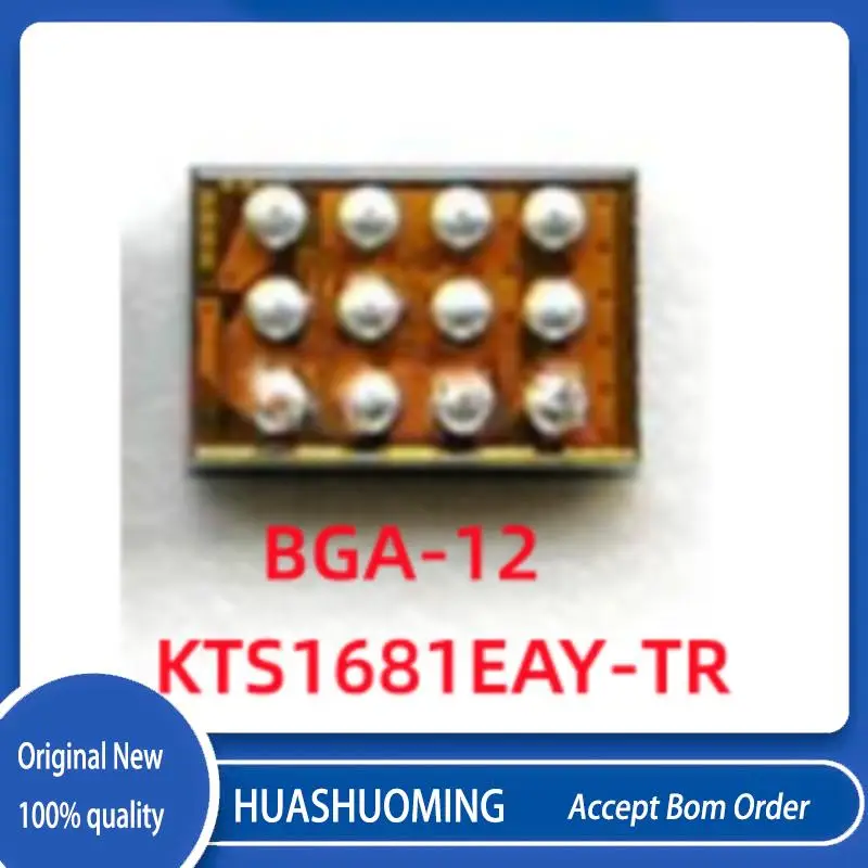

5 шт./лот KTS1681 KTS1681EAY-TR KTS1681EAY (GQ) BGA-12 LP8556TMX-E09 LP8556TMX LP8556 56E9 BGA-20