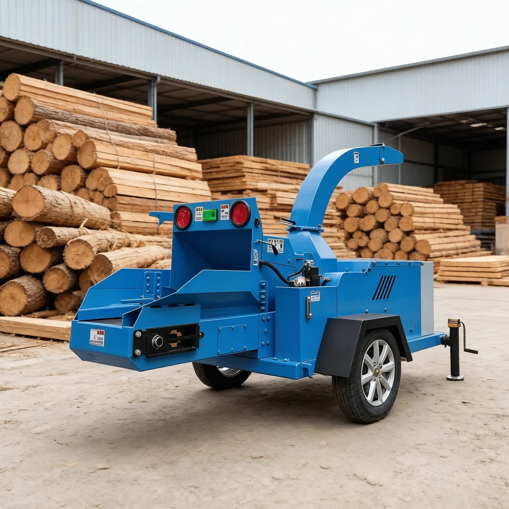Newest Special Wood Chipping Machine Wood Grinder Crusher Electric Mobile Wood Chipper Shredder Factory Price