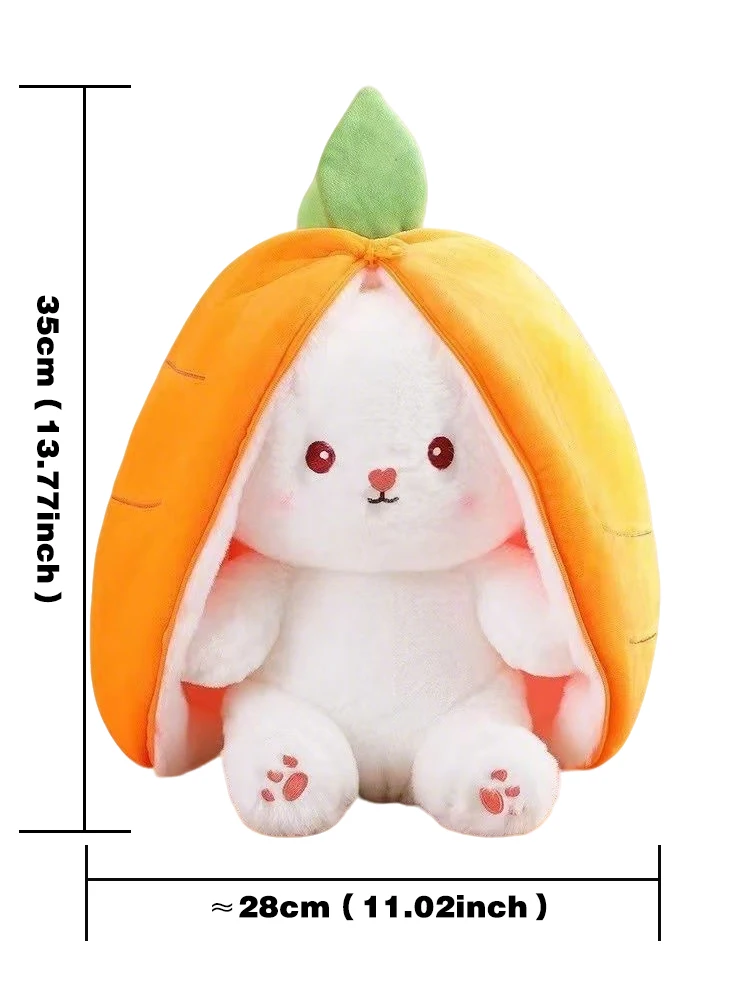 هلام القط 30 سنتيمتر الفراولة آذان الأزهار بوني أرنب عيد الفصح خجولة أرنب استرضاء الدمى القطط والكلاب اللعب الحيوانات الأليفة هدايا عيد الميلاد