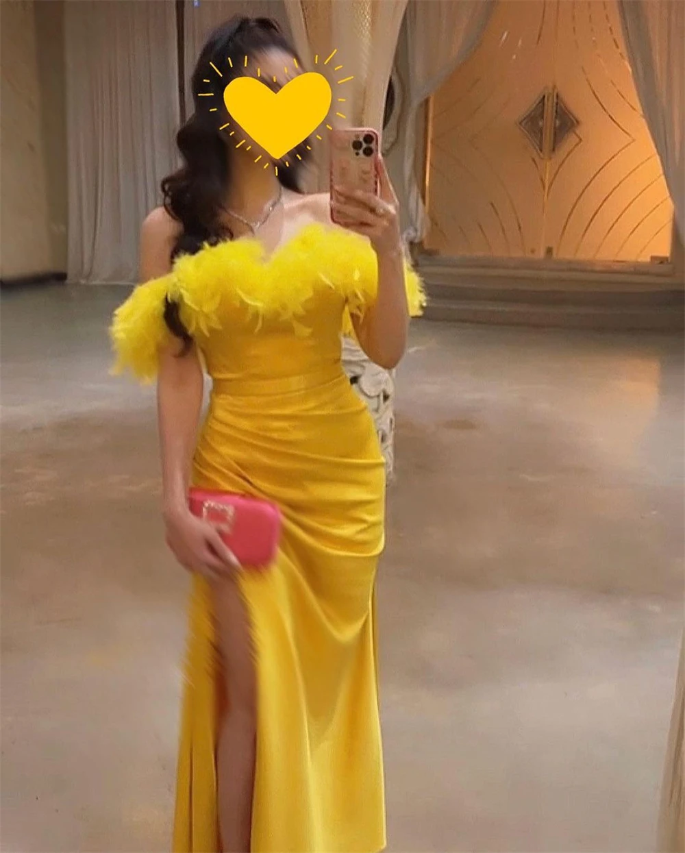 Prom Dress Avond Charmeuse Veren Verlovingsschede Off-The-Shoulder Op Maat Gemaakte Gelegenheidsjurk Midi Jurken Saudi Arabië