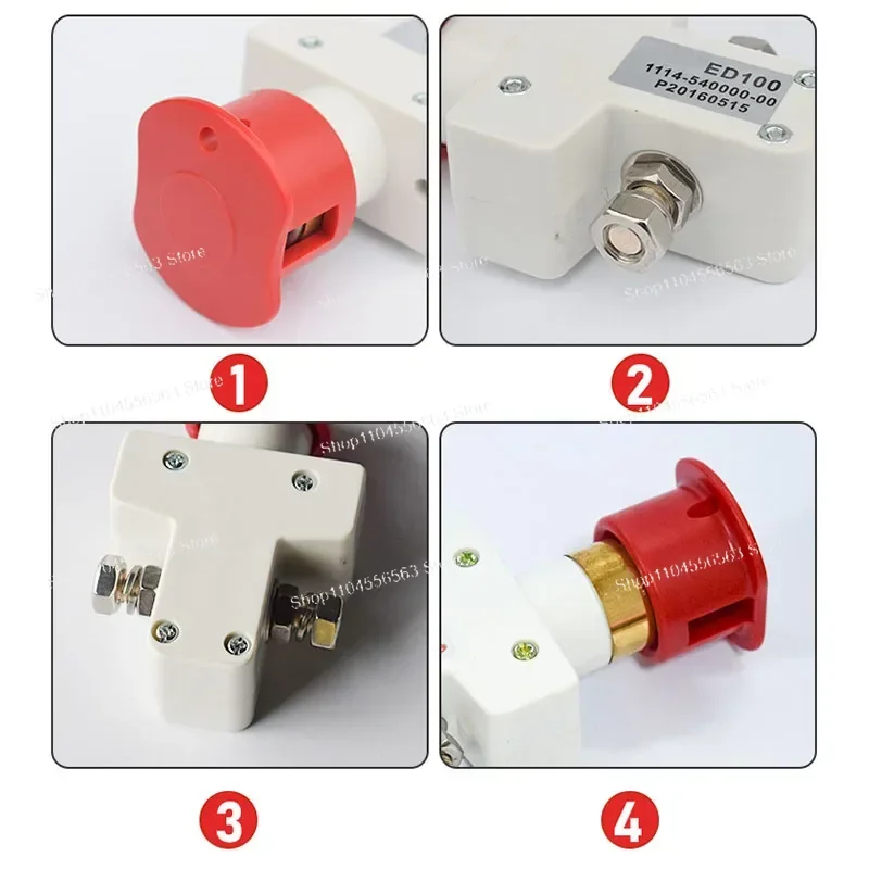 ED100 Pallet Truck Power Supply 1114-540000-00, High Safety Emergency Stop Switch Unit for Industrial Handling Equipment view 4