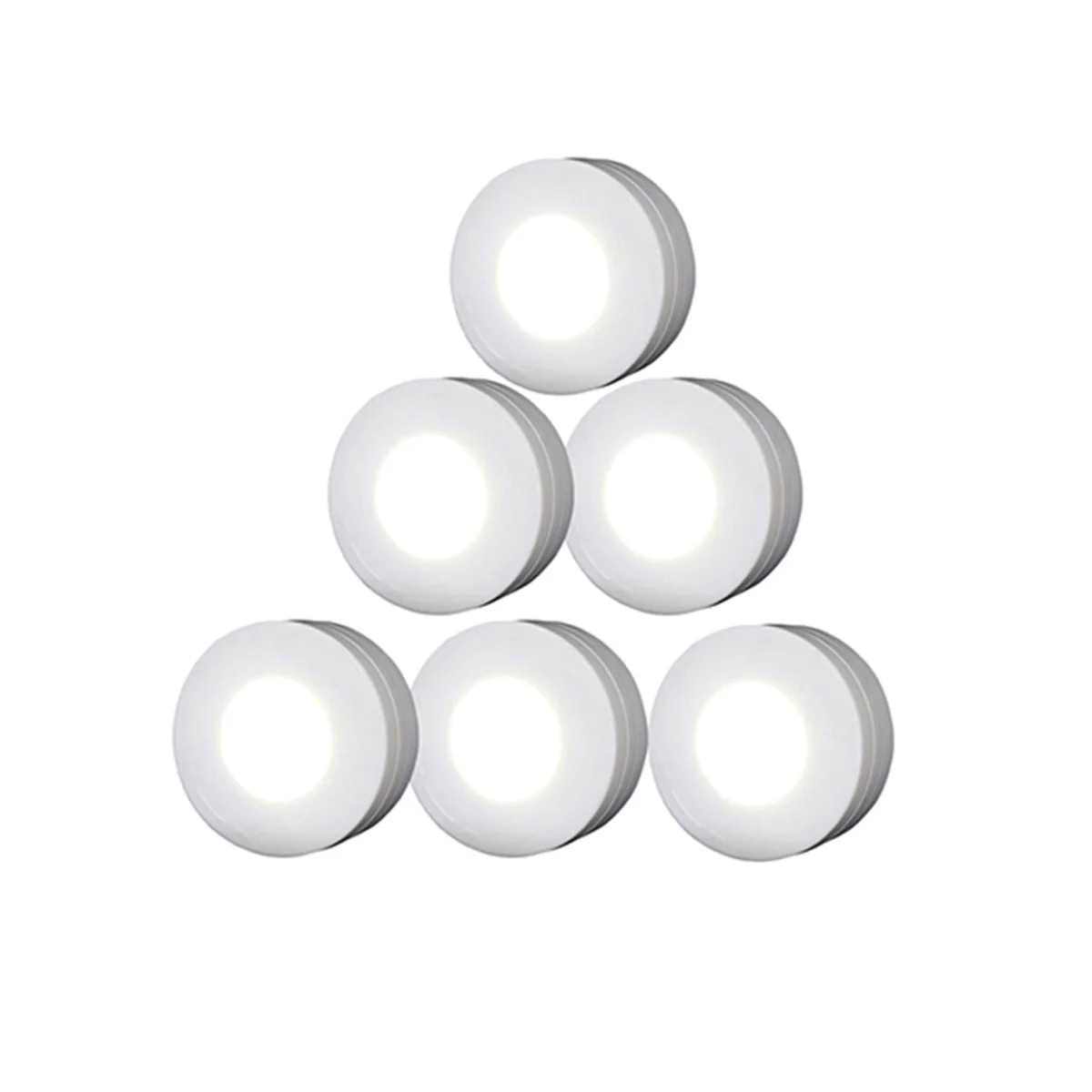 2 قطعة أضواء الخزانة الذكية Led الخرز الدافئة الأبيض باهتة اللمس عن بعد ضوء الخزانة اللاسلكية ليلة خزانة المطبخ #2