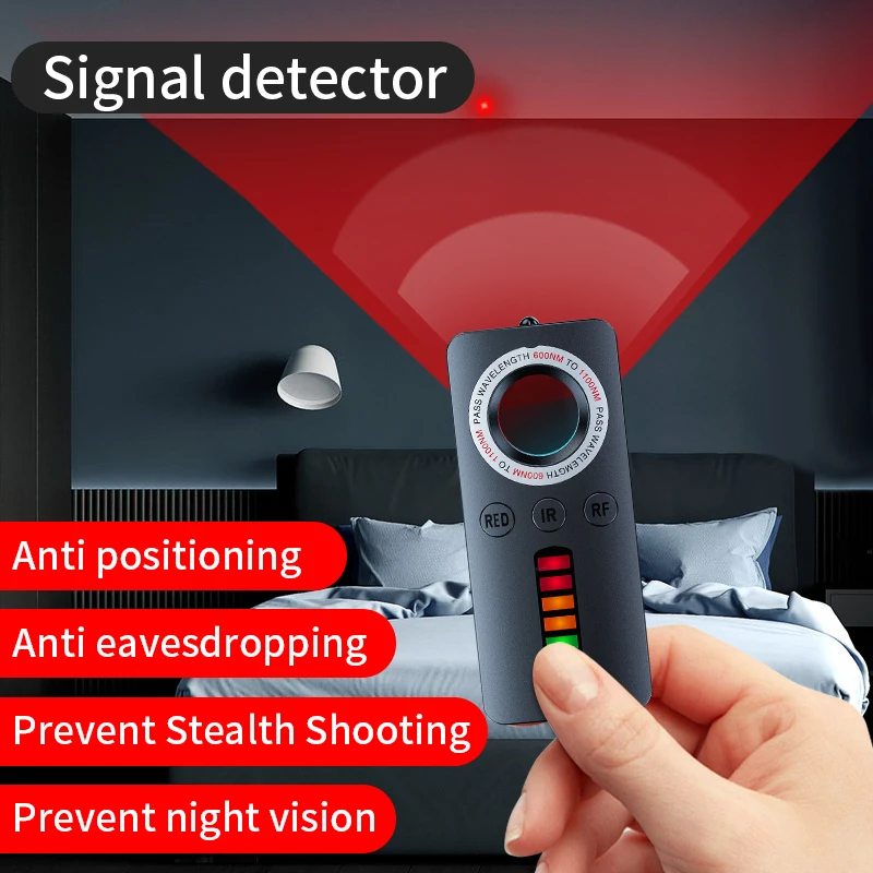 Hidden Camera Detector Privacy Protection Things Professional Infrared Camera GPS Wireless Spy Camera Search Device Spy Gadget