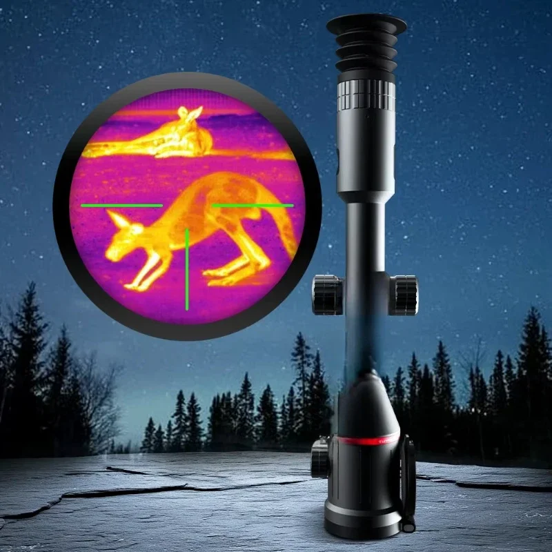 Thermal imaging sight hunting with high accuracy 640x512 resolution