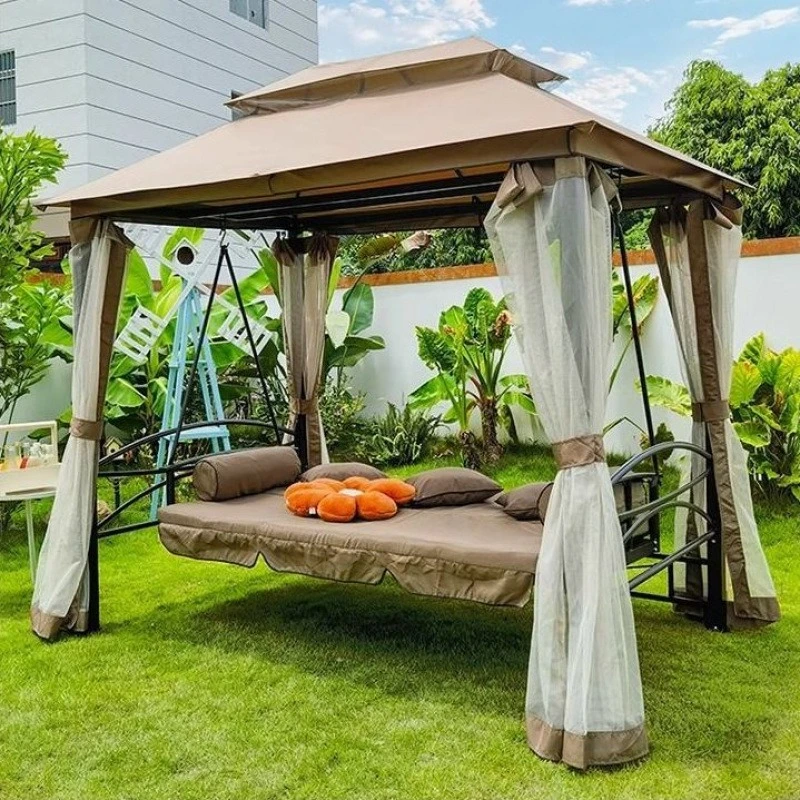 

Outdoor swing leisure tent courtyard roman bed indoor balcony hanging chair