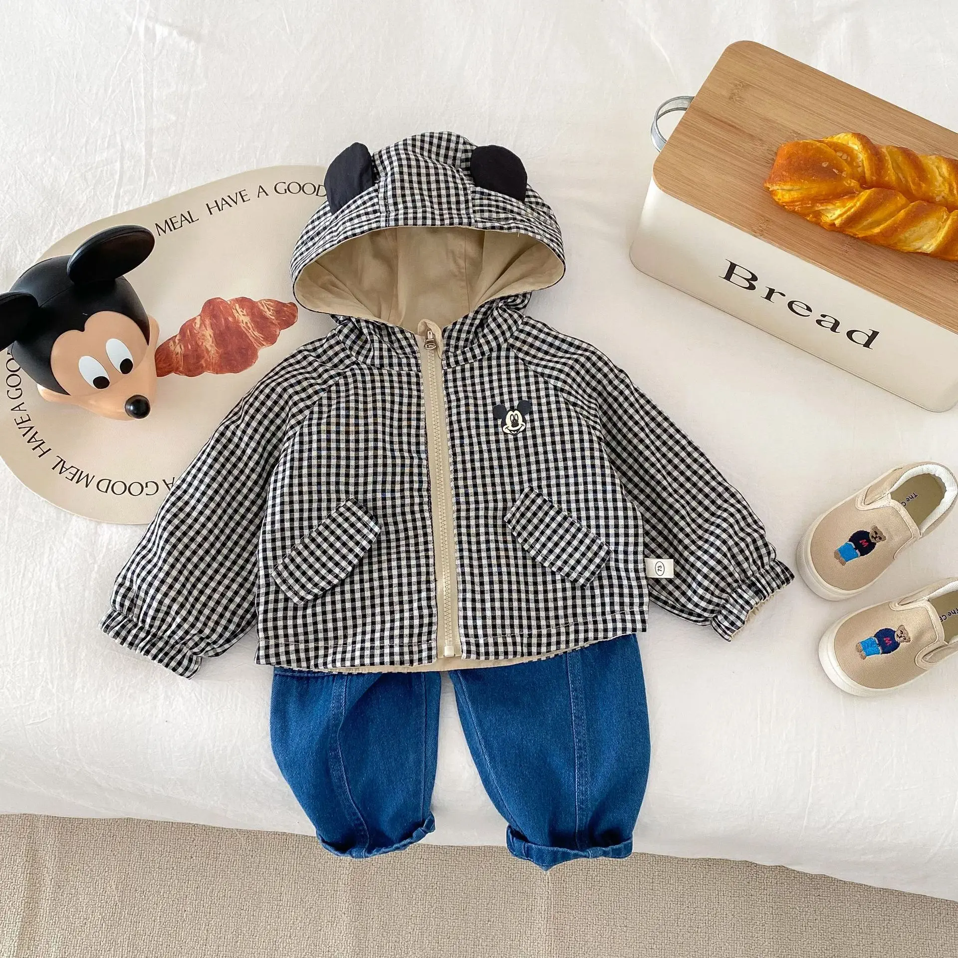 Kids' Mickey Mouse Reversible Hooded Jacket 4
