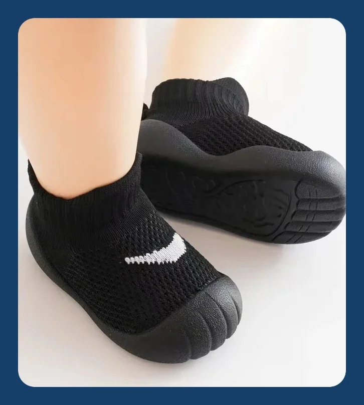 Zapatos para bebés pequeños, zapatos antideslizantes de suela blanda, zapatos preescolares para interiores para bebés y niños pequeños