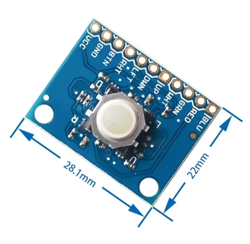 360 °   Scheda adattatore sensore trackball, modulo di rilevamento scorrimento mouse, effetto Hall