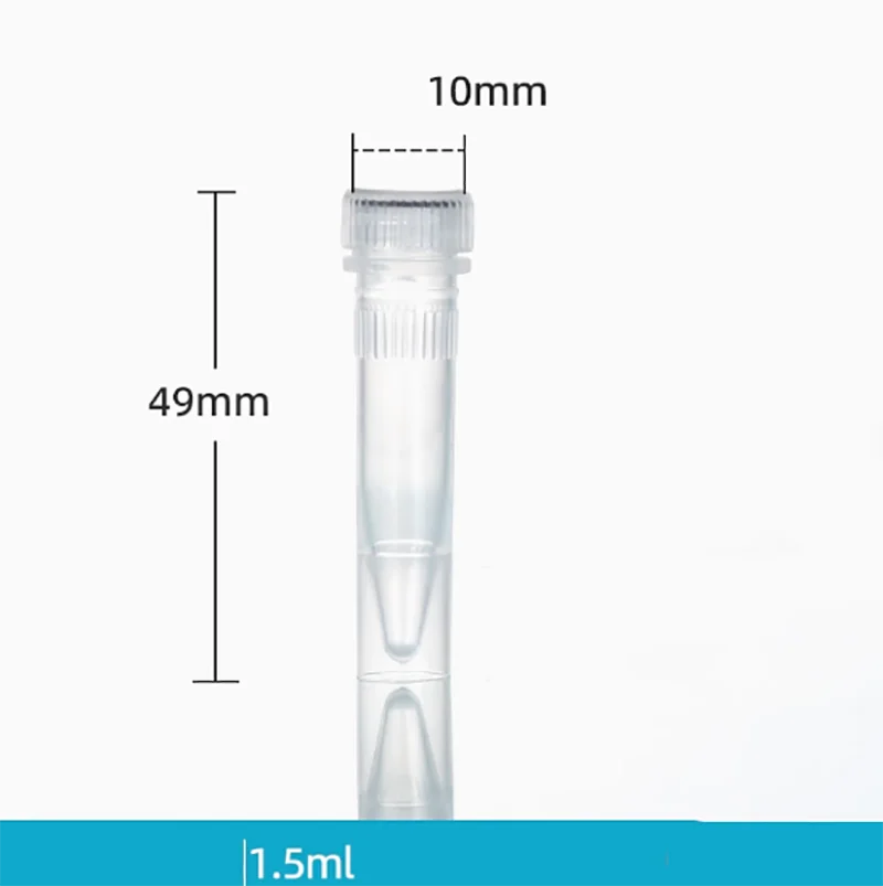 スクリュートップとフラットボトムを備えた垂直冷蔵チューブ,0.5 ml, 2ml, 50ユニット