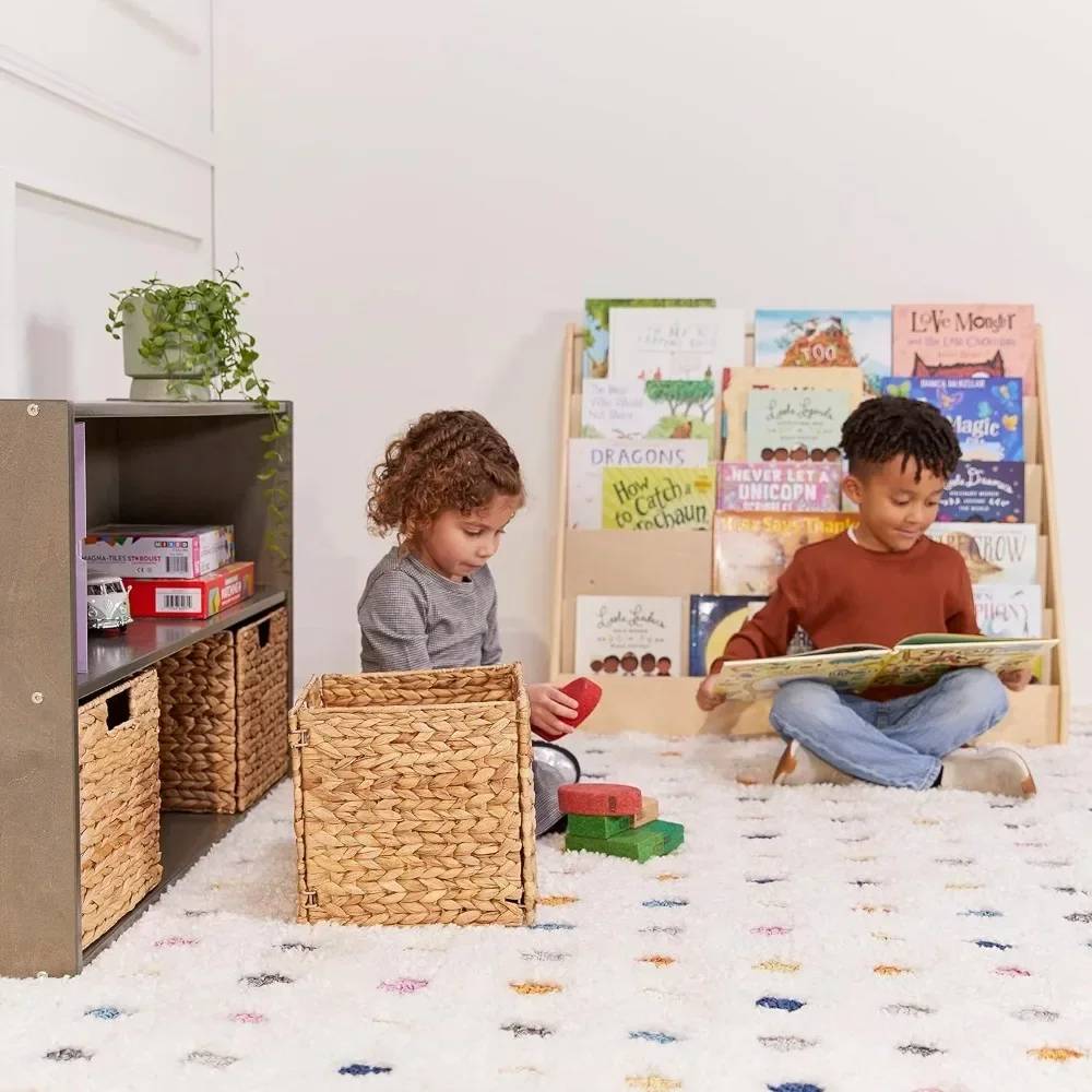 Children's bookshelf, single-sided book display, classroom bookshelf, natural, children's bookshelf