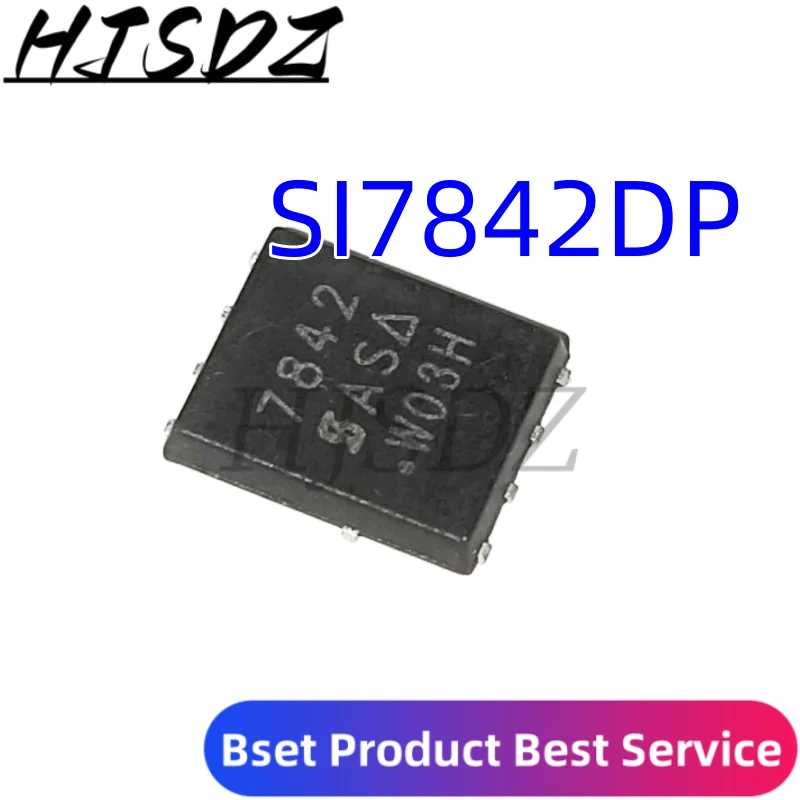 

10 деталей 100% Новинка, оригинал, фотосессия SI7842DP 7842 MOSFET 2N-CH 30V 6.3A 1,4 W PPAK SO-8/QFN8