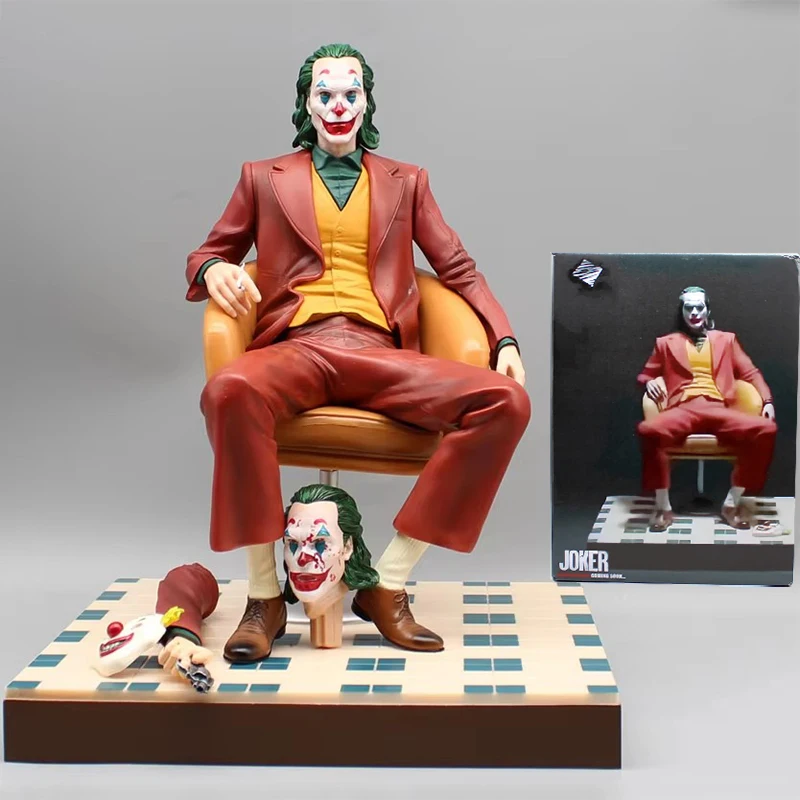 

Anime The Dark Knight Heath Ledger Figurine Action Red Clothes Jackun Joker Figures Movie Dolls 28cm PVC Collection Toys Gifts