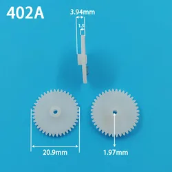 402A 0.5M OD21mm 40 Teeth POM Plastic Gear cog-wheel Toy Accessories 40T Gears 402.5A