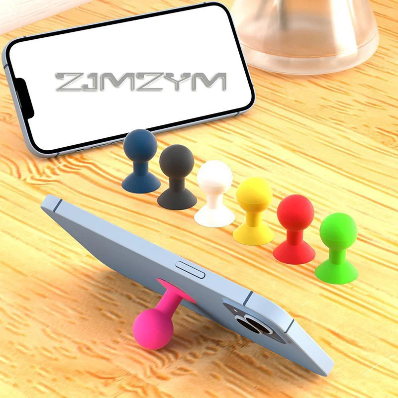 10PC/set Real New Arrival Silicone Mini Cell Phone Stand Sucker For Mobile And All Phone Holder Sucker набор