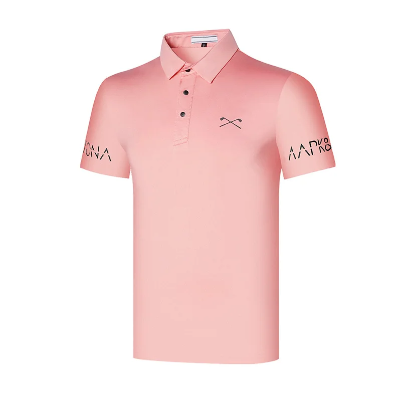 Golf Men's Polo Shirt Summer New Product Outdoor Quick drying Sports Shirt Breathable and Versatile Men's Short sleeved T-shirt