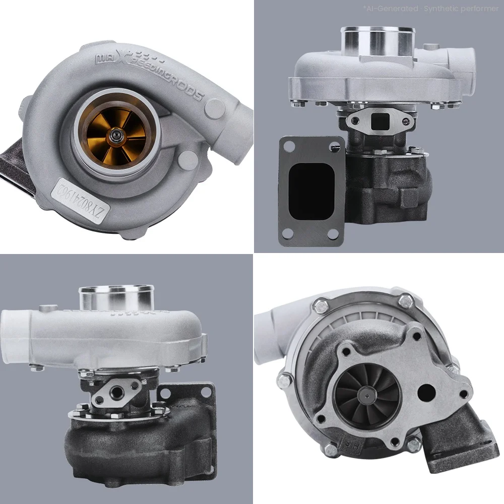 Verbesserter Billet T04E T3 T4 0,57 A/R Universal-Turbolader 400+PS für 1,5L-2,5L 4/6-Zylinder-Motoren – Detail 3