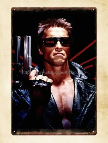 the  movie Arnold Schwarzenegger metal tin sign wall art sign