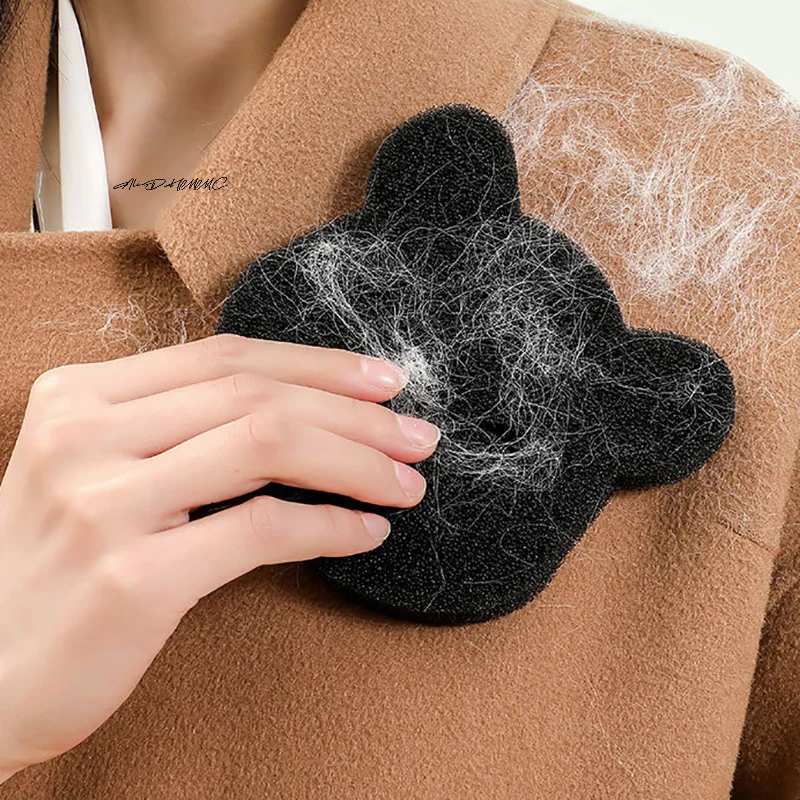 5Pcs Pet Hair Remover Bear Shape Laundry Ball Washing Machine Lint Catcher Reusable Clothes Sofa Cat Dog Hair Cleaning Sponge