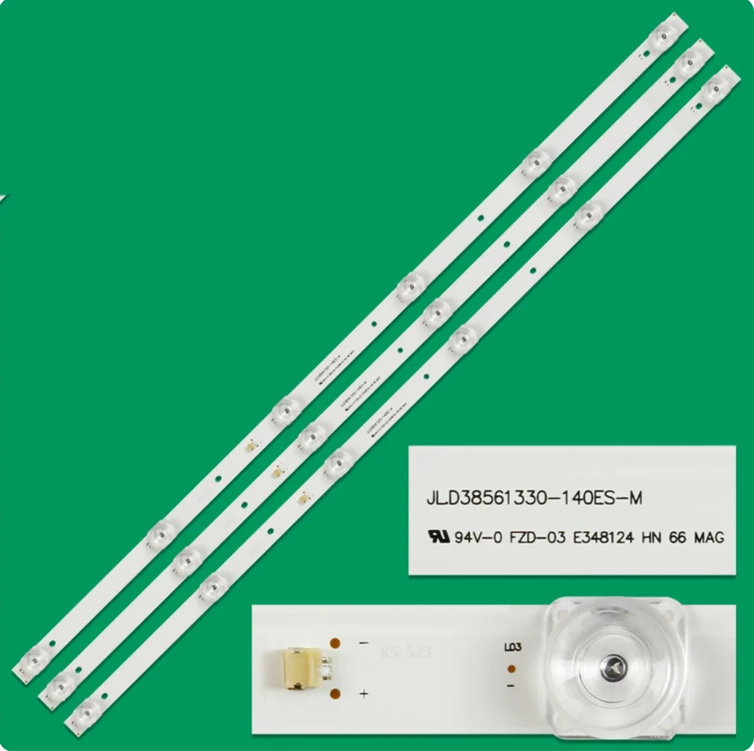 3pcs/set LED Backlight Strip for 39 TV Tv39d18 39E8 A390ED2TU1-4 JL.D38561330-140ES-M JL.D38561330-140PS-M_V01 4C-LB390T