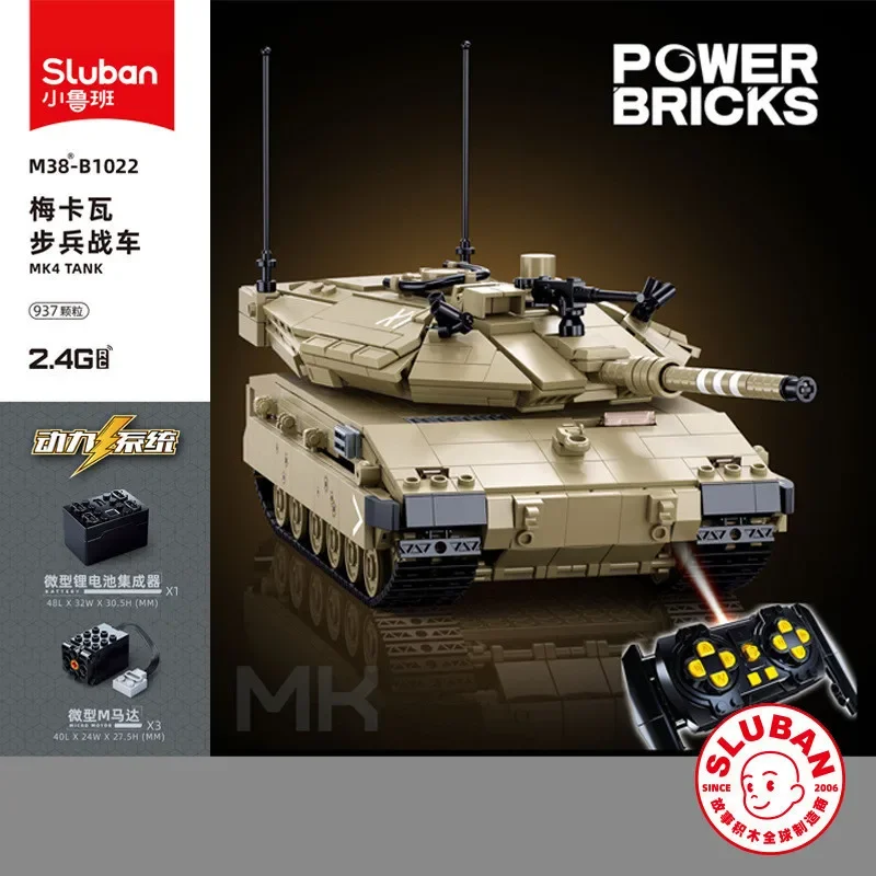 Military Remote Control 2.4G Remote Control Tank T14 ARMATA MK4 Building Blocks WW2 Technical RC Tank Tiger MBT Toys Children