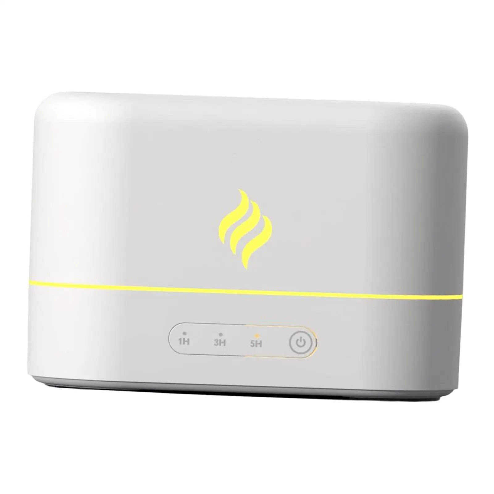 

Flame Mist Humidifier Auto Shut Off 250ml Colorful Lighting Silent USB Aroma Diffuser for Bedroom, Car, Office, Travel, Dorm