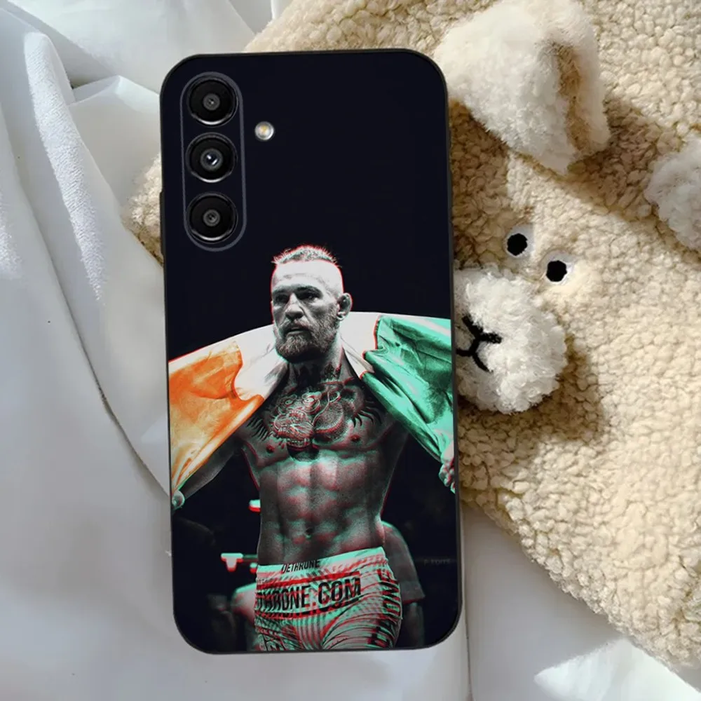 Conor McGregor Boxing Phone Case For Samsung S24,23,22,30,21,10,9,Ultra,Plus,Lite,FE,5G Black Soft Case