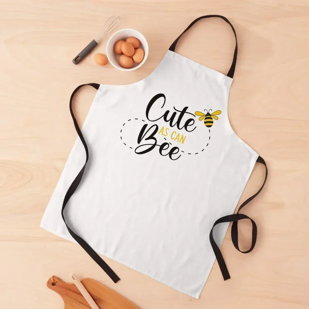 

Cute as can bee Bee Lovers and Honey Addicts Apron New year's Kitchen For Men chef costume Chef Accessories Apron