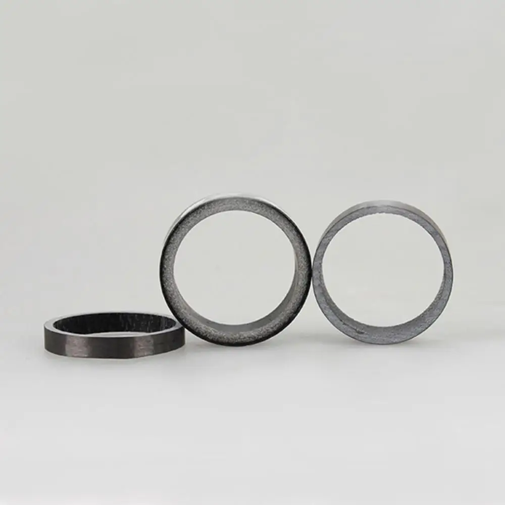 5Pcs Bicycle Carbon Fiber Washer Road Bicycle Headset Stem Spacer Kit  MTB Front Fork 5mm 10mm 15mm Road Bike Accessories