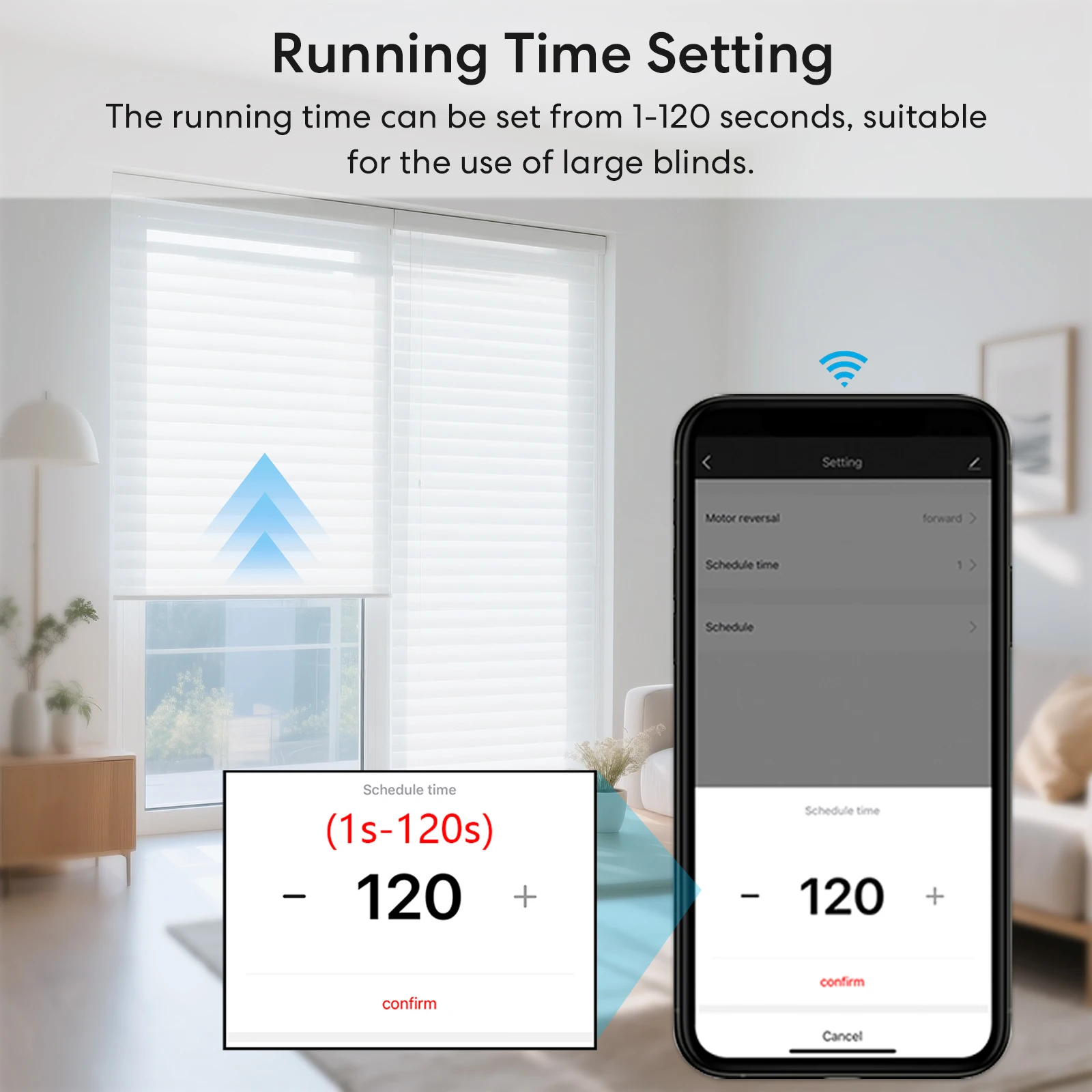 Tuya Smart Life WLAN-Vorhangschalter, verbundene Rollläden, Jalousiensteuerung, Motor, Google Home, Alexa, elektrisches Fenster, LoraTap – Detail 5