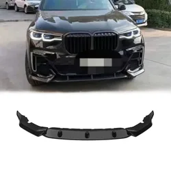 For BMW G07 X7 M Sport 2019 2020 2021 2022 Front Bumper Spoiler Lip Lower Body Kit Diffuser Splitter Tuning Guard Glossy black