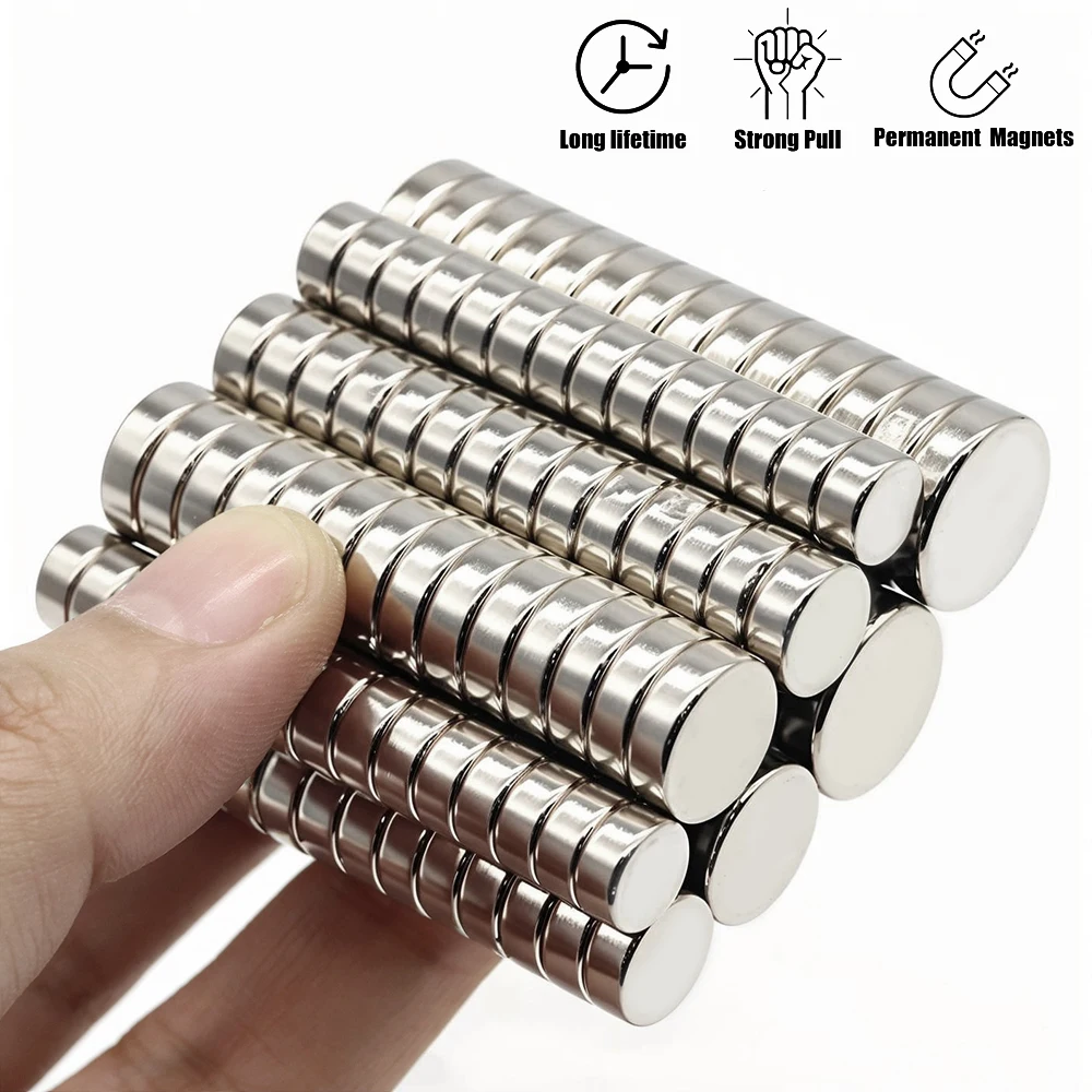 Super Powerful Small Neodymium Magnet Round x4mm N35 NdFeB Strong Permanent Magnetic imanes for Refrigerator Office Magnets