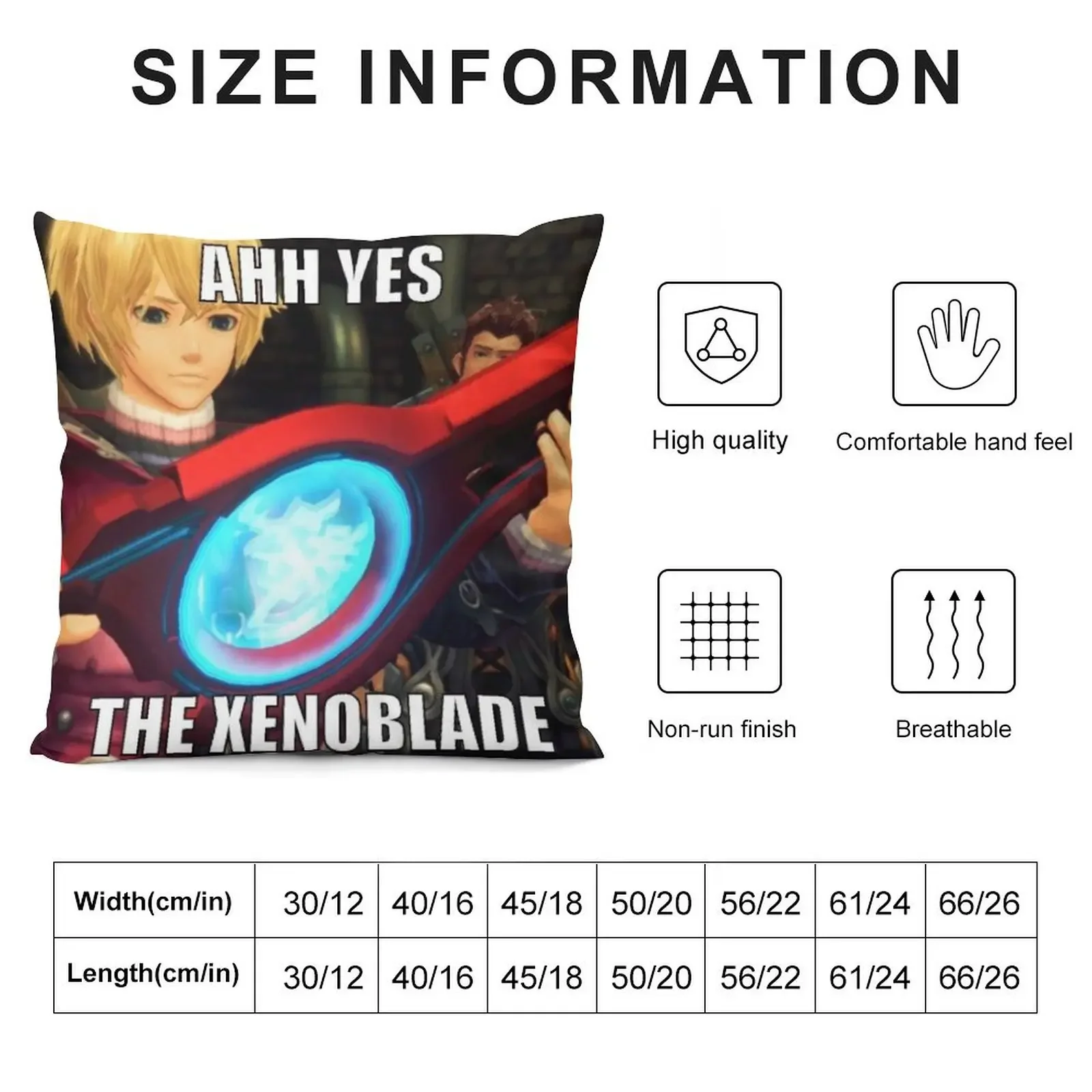 Ahh yes, The Xenoblade Throw Pillow ornamental pillows luxury home accessories pillow pillowcase Sofa Decorative Covers pillow