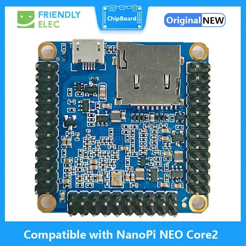 BoMasCompatible With Friendly NanoPi NEO Core2 Allwinner Core Ubuntu System Fully Compatible H5 Quad Core A53 Core Board