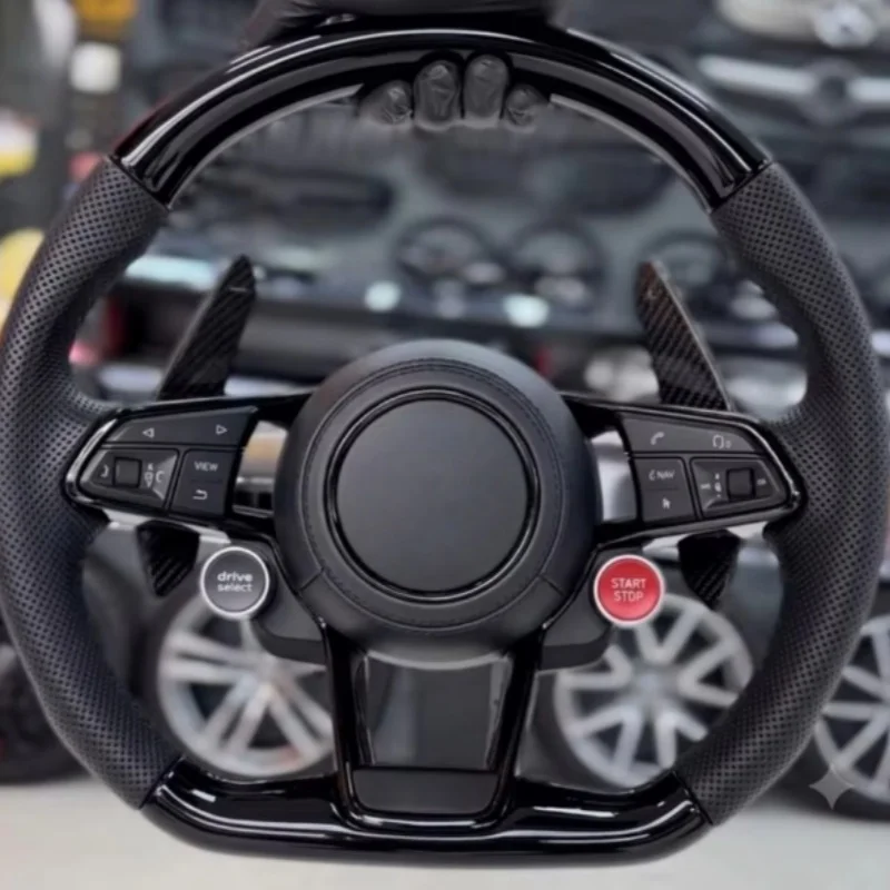 Car Steering Wheel Assembly For Audi A3 A4 A5 A6 A7 A8 R8 multi-function Custom Steering Wheel Decoder Interior Accessorie