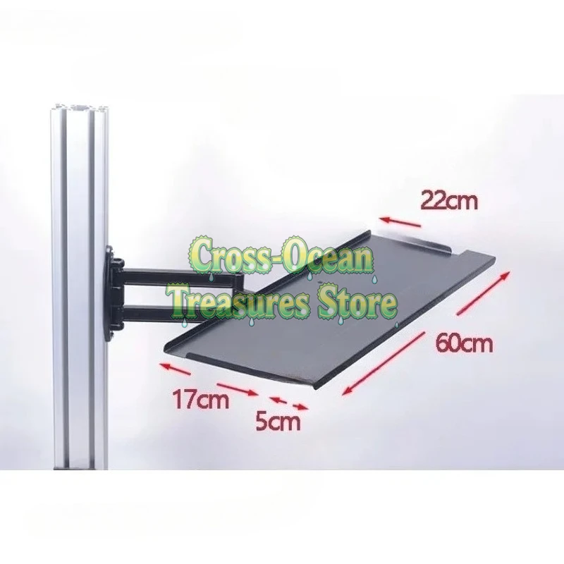 aluminum-keyboard-mouse-tray-rotary-holder-wall-mounted-keyboard-stand-bracket-for-simracing-mod-racing-game-simulator