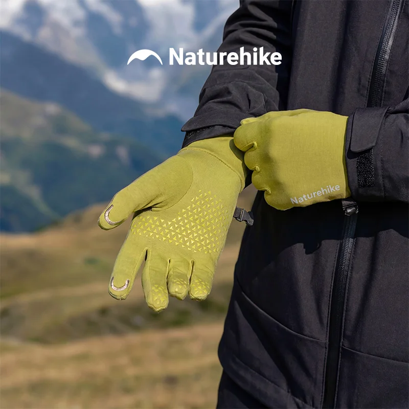

Naturehike Gloves Touch Screen Anti-skid Gloves Mountaineering Cycling Hiking Non-Slip Portable Gloves