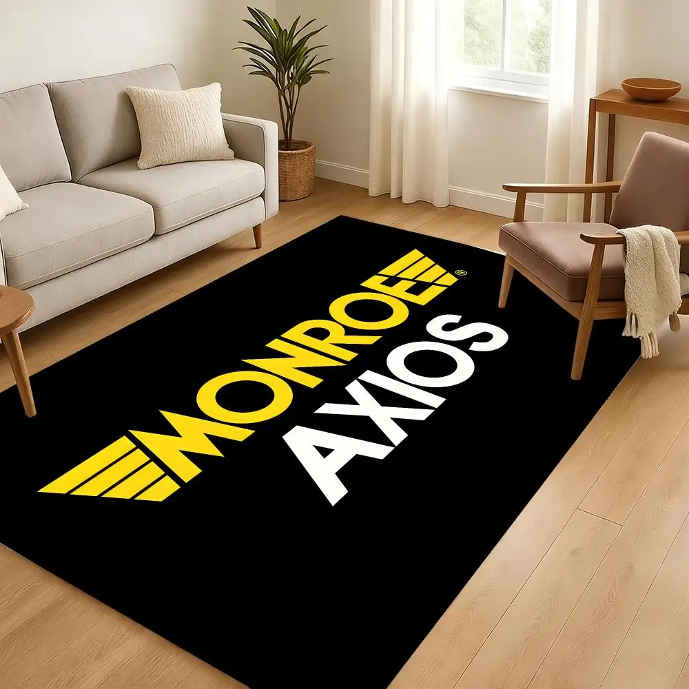 Mon-roes Shocks Floor Mat Soft Thickened Absorbent Non-Slip Bedroom Living Room Door Mat Home Decor Flannel Rugs