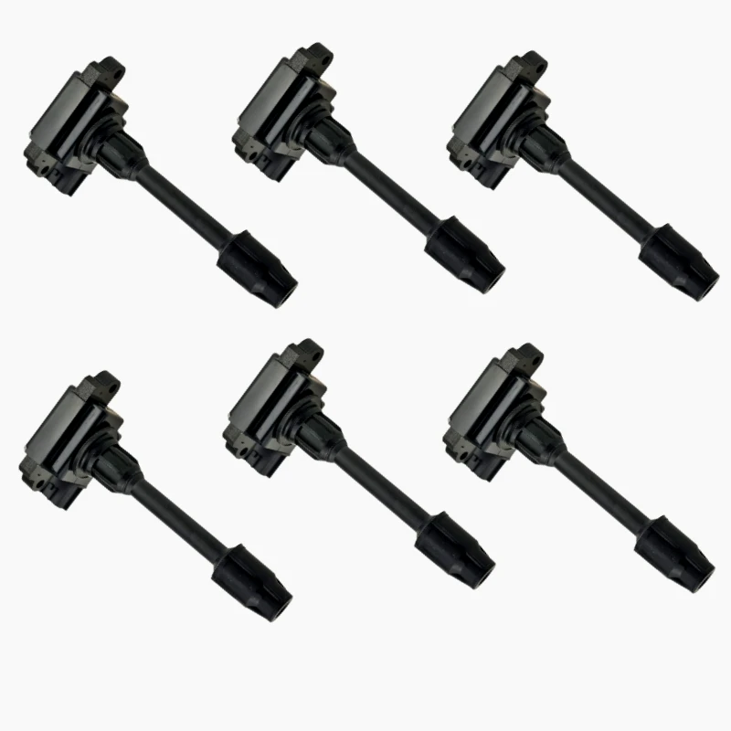 6 pics Ignition Coil for Nissan Cefiro A32 2.0L 3.0L 1994-1998 Cedric Y33 3.0L 1994-1999 Maxima 2.0L 3.0L 1994-2000 22448-31U06