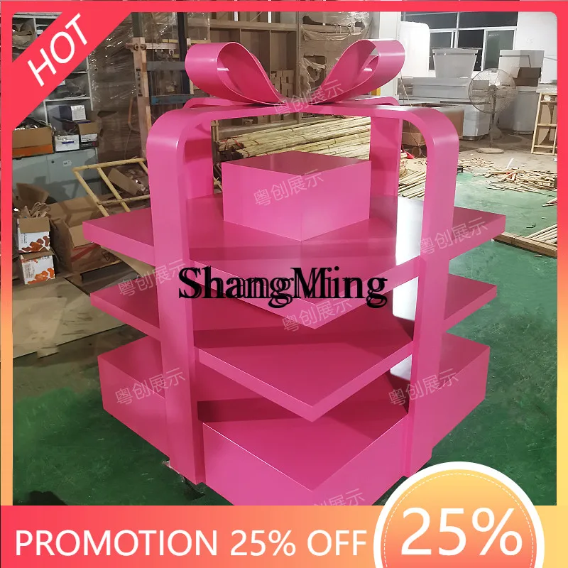 

FG good-looking Nakajima Display Desk Souvenir Special-shaped Nakajima Counter Commercial paint luminous bow shape