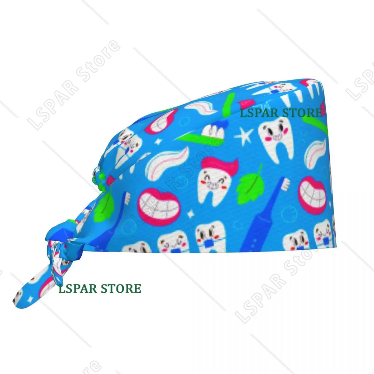 Custom Teeth Dentist Dentistry Working Cap Surgical Hats Men Women Operating Room Cap Nursing Cap Lab Works Hat