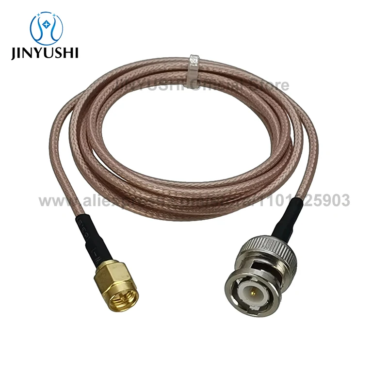 

2 шт. RG316 BNC штекер SMA штекер Q9 разъем RF коаксиальный соединительный кабель удлинитель коаксиальный кабель WIFI антенна латунь
