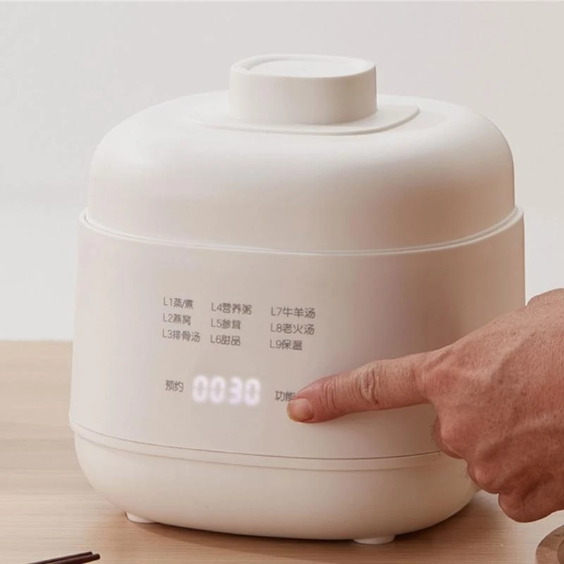 M7DF Small Slow Cooker for Cooking Meals Home Cooking Tool Small Slow Cooker