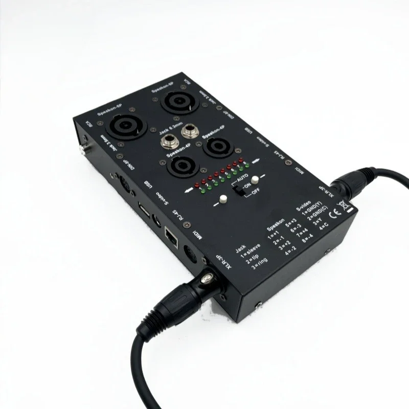 صندوق كابل قياس اتصال الشبكة HDMI لخط إشارة الصوت #3