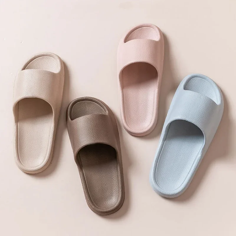 Summer Soft EVA Unisex Slippers Minimalist Bathroom Slippers, Asian Sizes Need To Be Purchased 1-2 Sizes Larger.